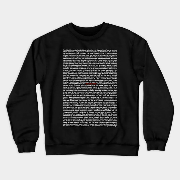 Shook Ones Part II Crewneck Sweatshirt by Scum & Villainy